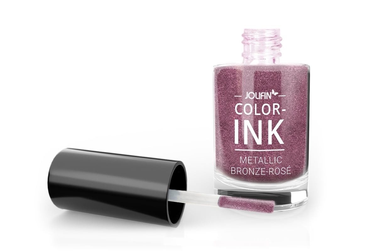 Jolifin Color-Ink - metallic bronze-rosé 5ml