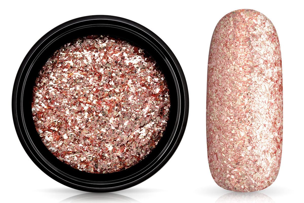 Jolifin LAVENI Elegance Dust Flakes - rose gold & champagne