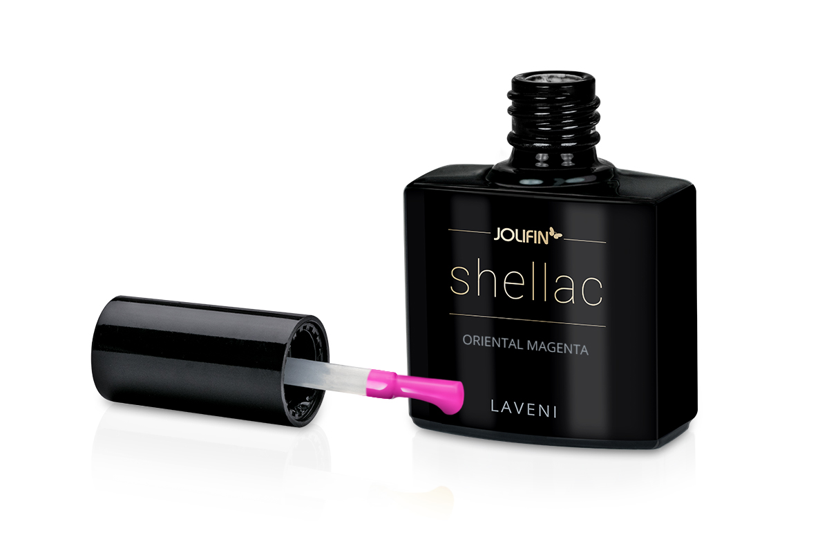 Jolifin LAVENI Shellac - oriental magenta 10ml