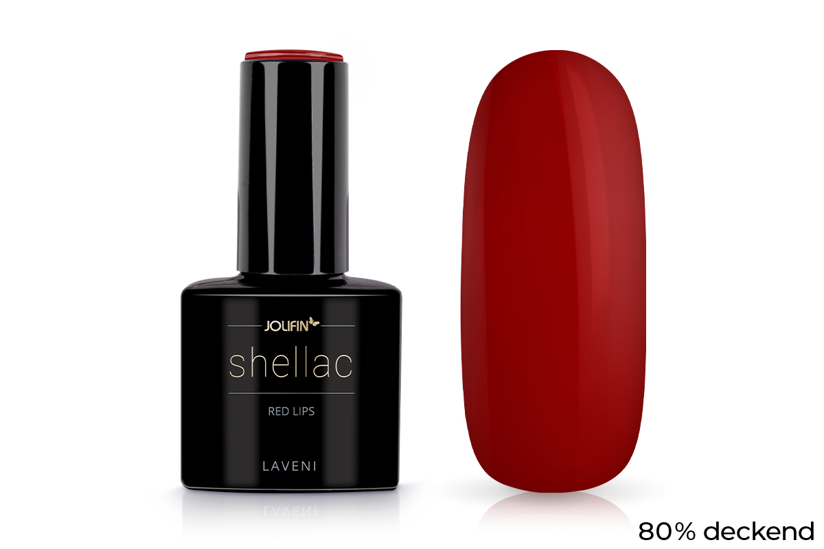 Jolifin LAVENI Shellac - red lips 10ml