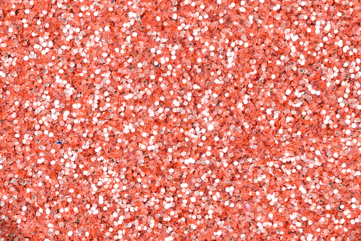 Jolifin organic glitter powder - peach