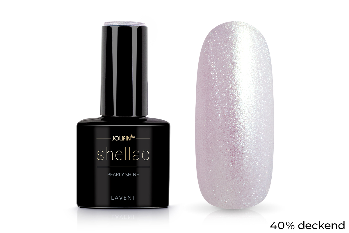 Jolifin LAVENI Shellac - pearly shine 10ml