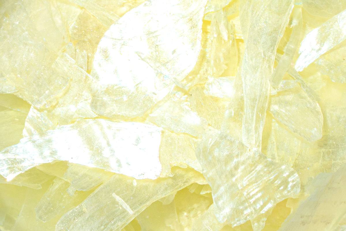 Jolifin Perlmutt Nailart - pastell-yellows seashell