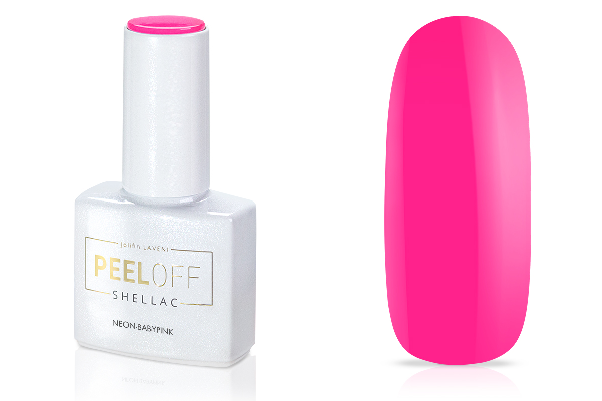 Jolifin LAVENI Shellac PeelOff - neon-babypink 10ml