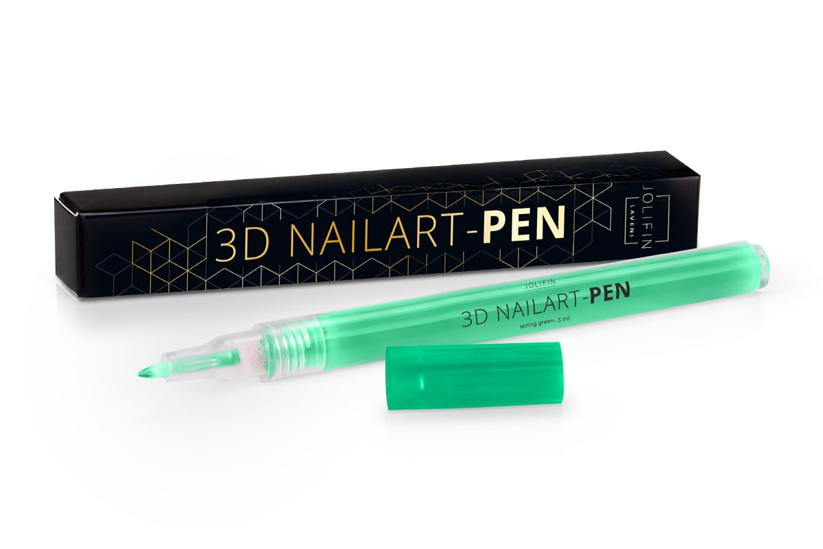Jolifin LAVENI 3D Nailart-Pen - spring green