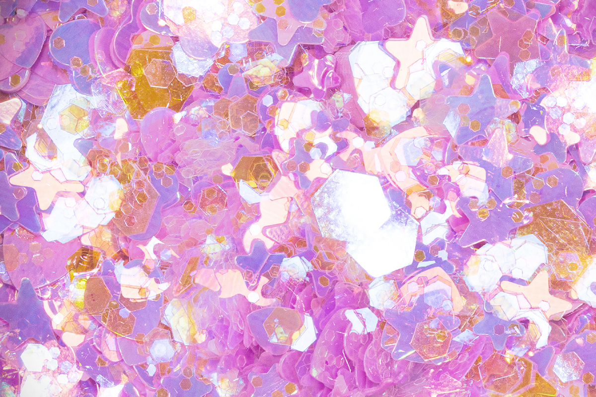 Jolifin Fantasy Glitter - candy purple