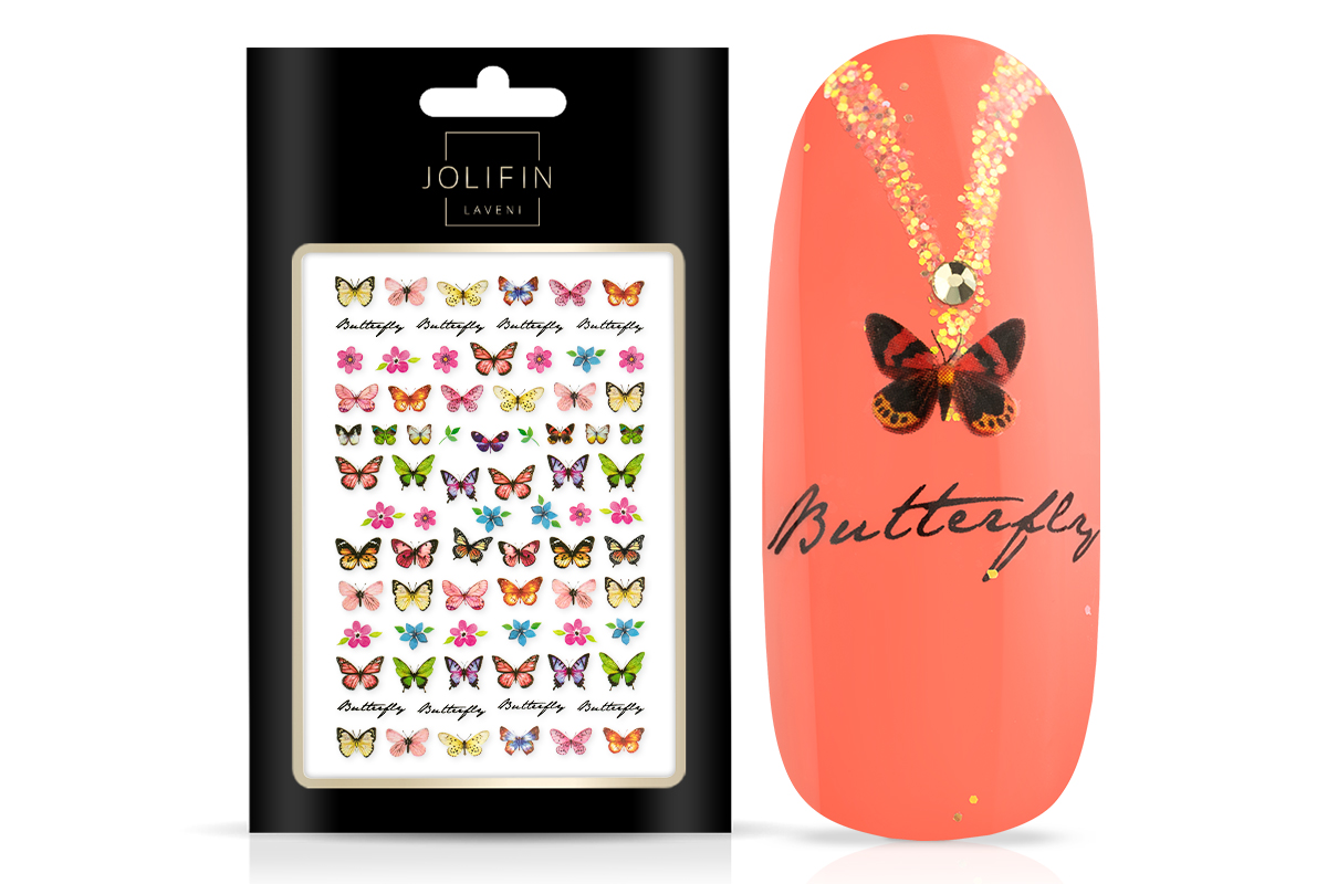 Jolifin LAVENI XL Sticker - Butterfly No. 3