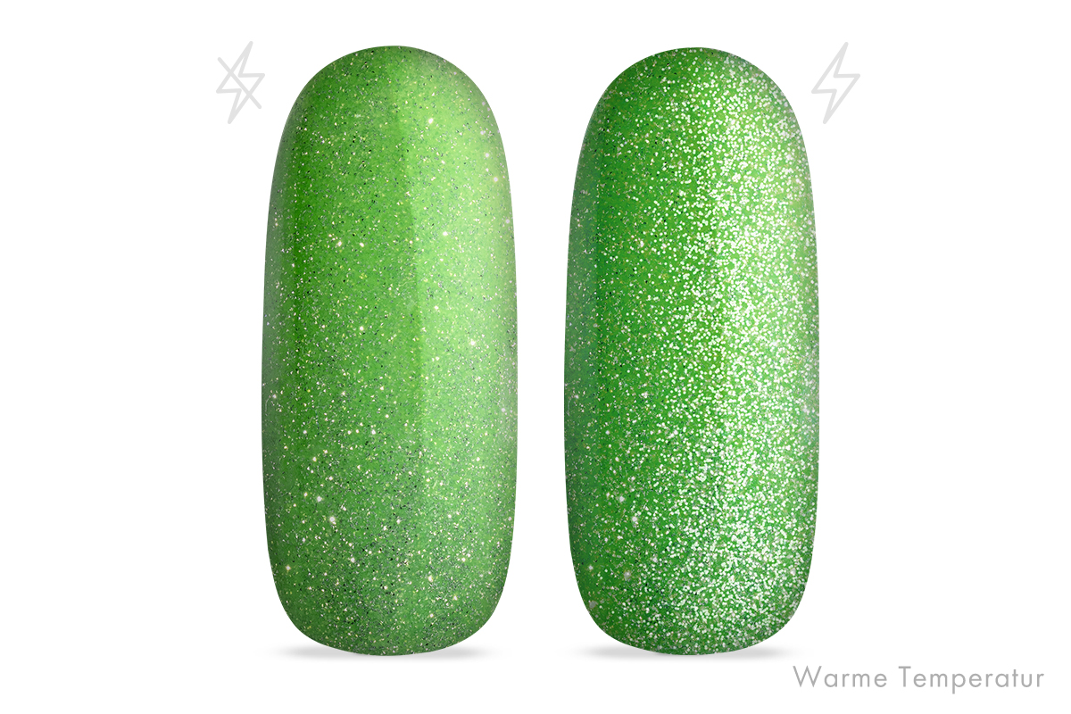 Jolifin LAVENI Shellac - FlashOn Thermo green-lime 10ml