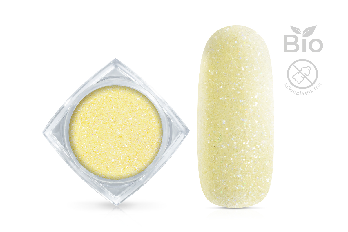 Jolifin organic glitter powder - yellow