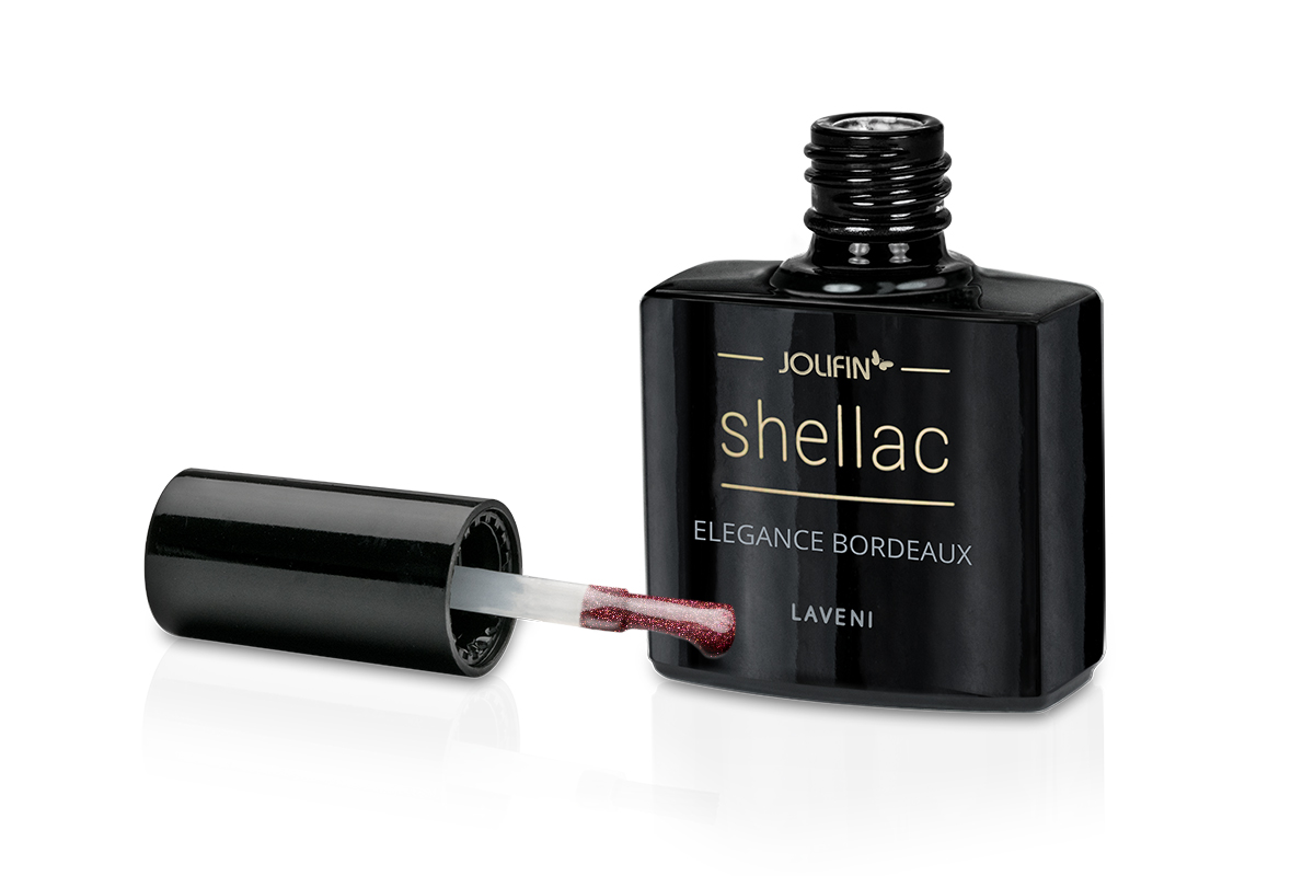 Jolifin LAVENI Shellac - elegance bordeaux 10ml