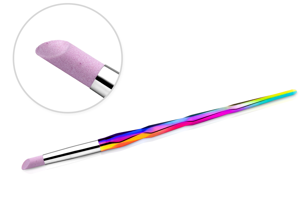 Jolifin Geometric Rainbow - Cuticle file & pusher