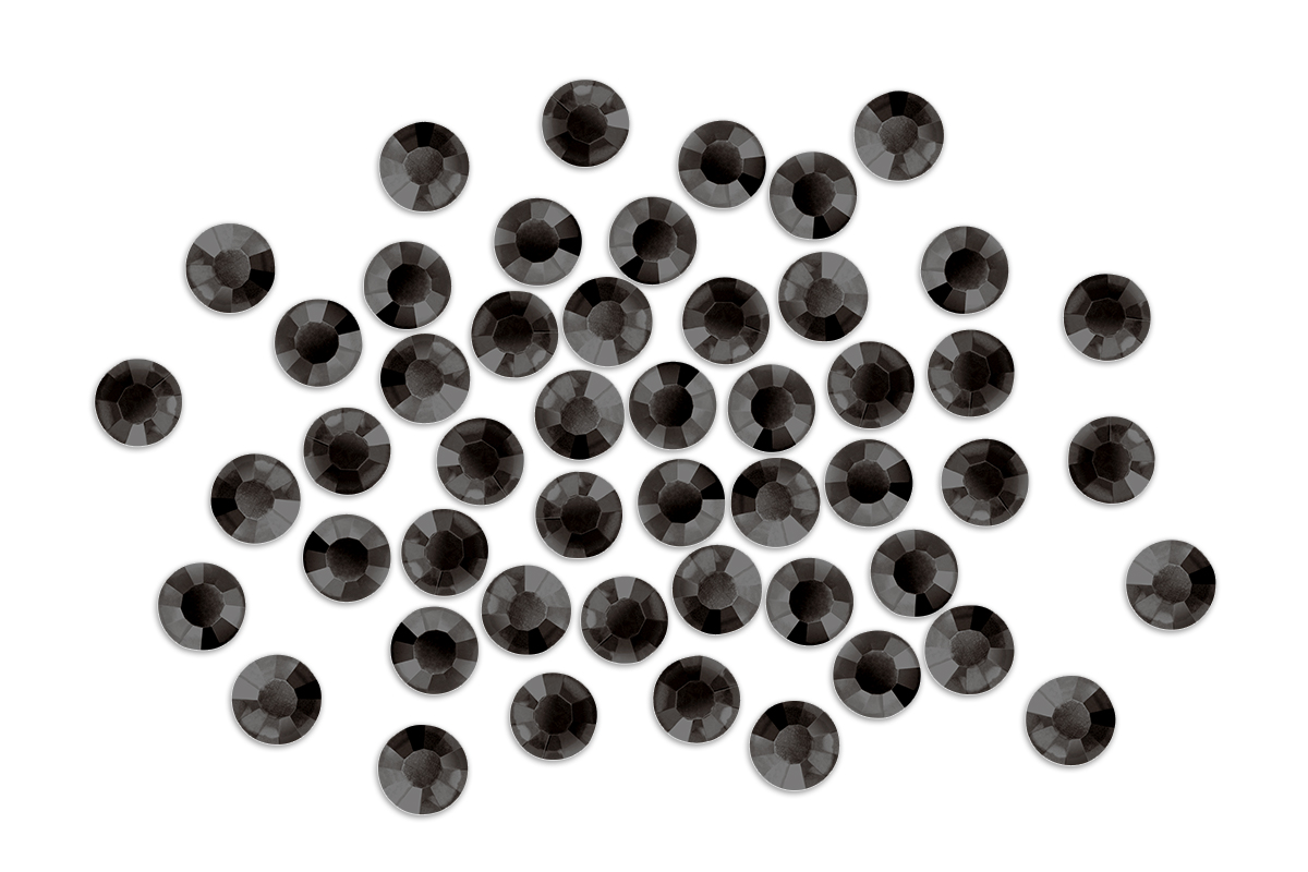 Jolifin Rhinestones - round black