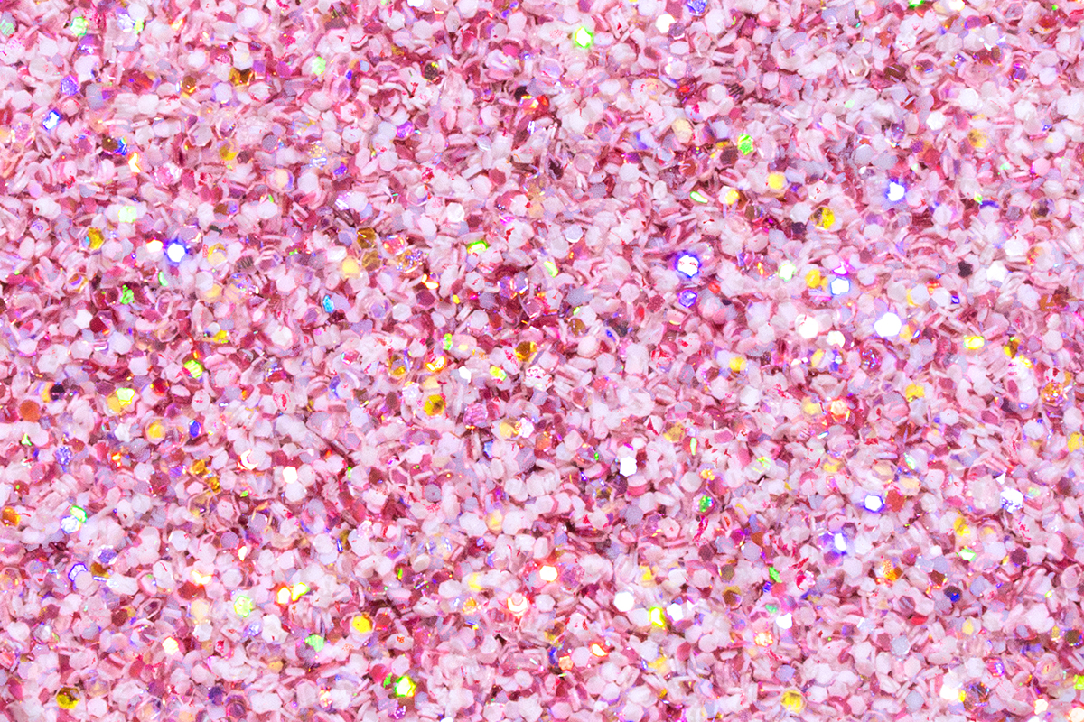 Jolifin Glitterpowder - sugar rose hologram