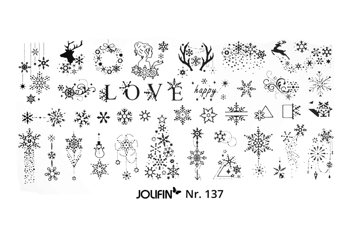 Jolifin Stamping Stencil No. 137