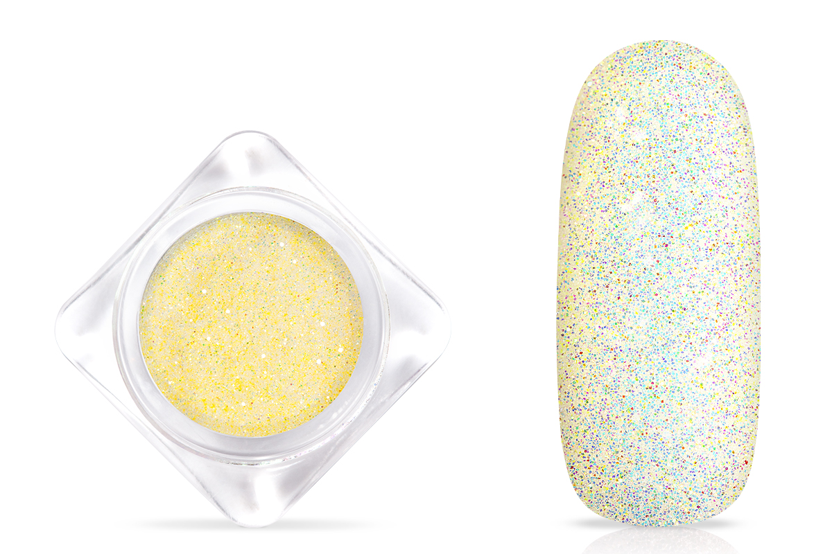 Jolifin Glitterpuder - pastell-yellow