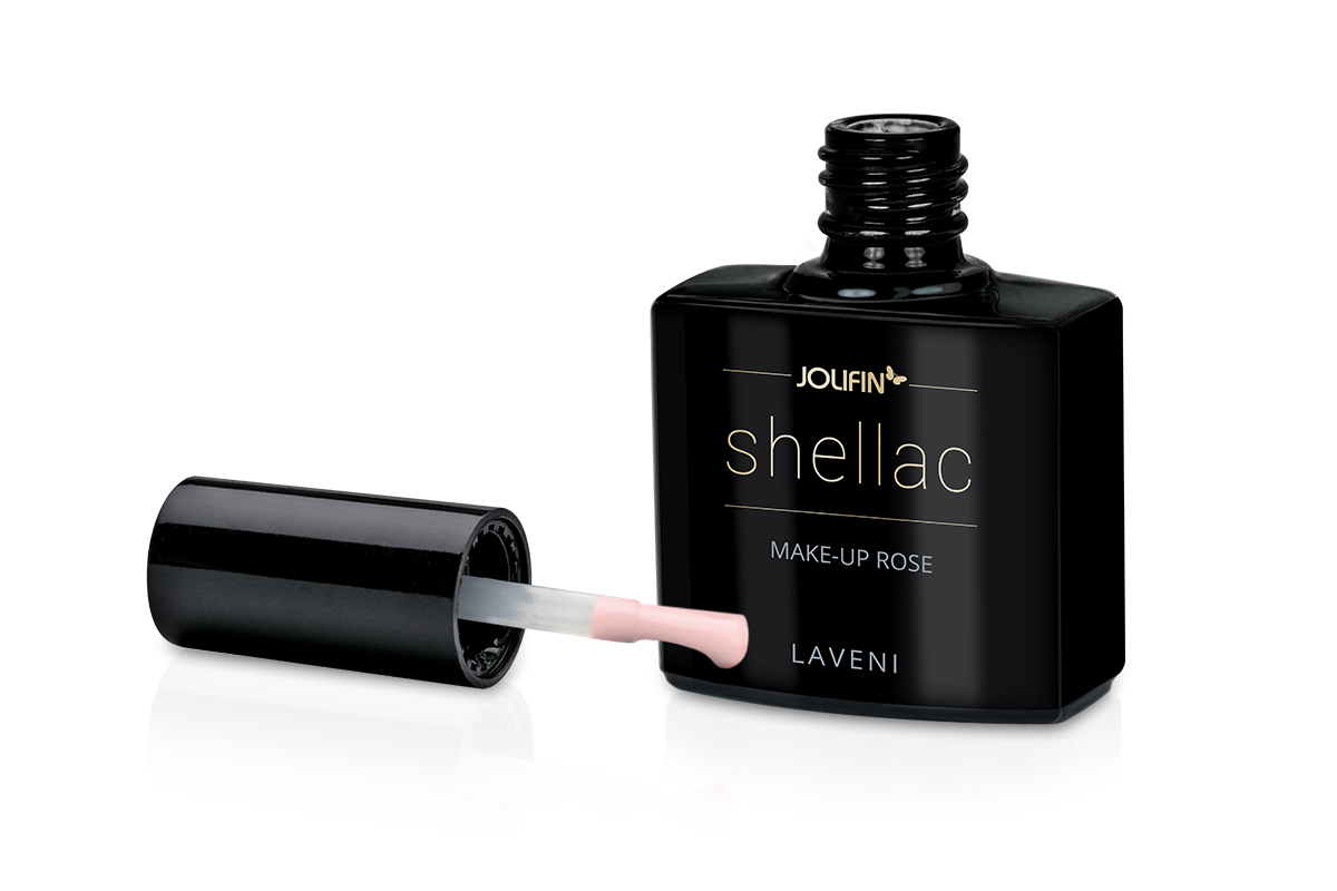 Jolifin LAVENI Shellac - make-up rose 10ml