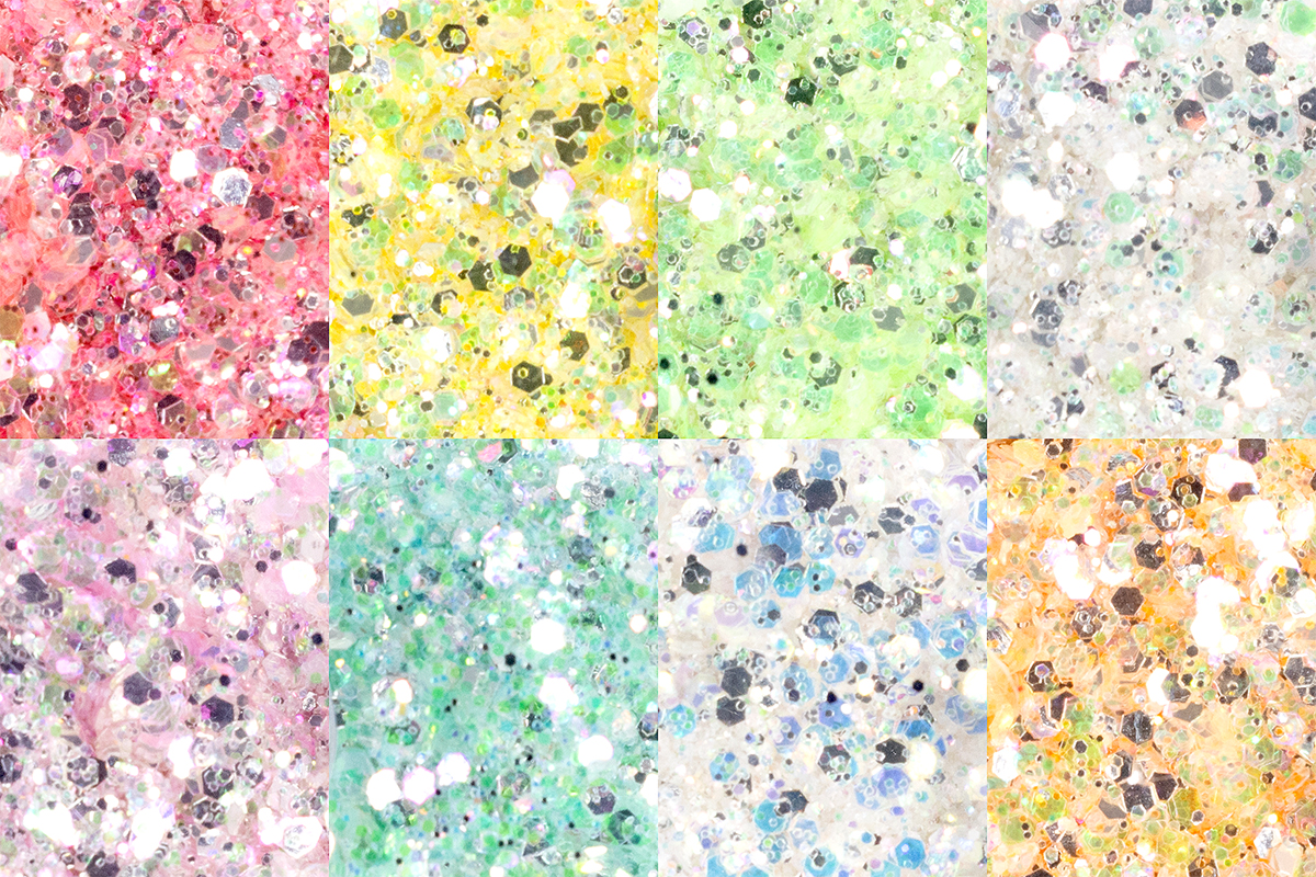 Jolifin Illusion Glitter Set - magic pastel