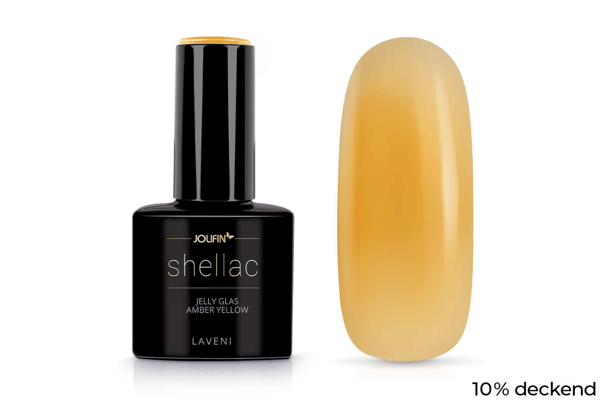 Jolifin LAVENI Shellac - Jelly Glass amber yellow 10ml