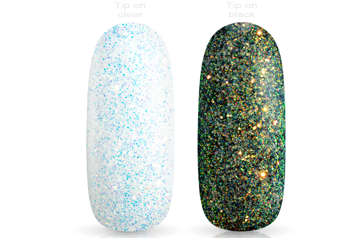 Jolifin LAVENI glitter powder - white goldshine