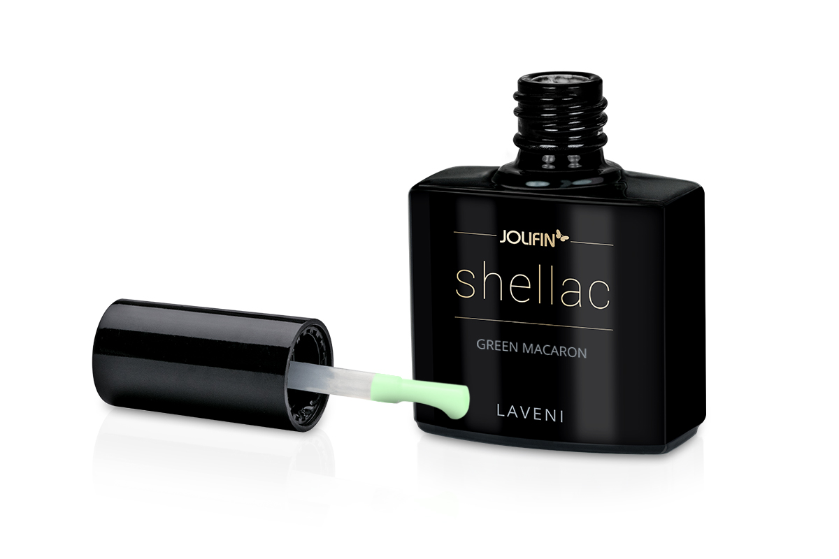 Jolifin LAVENI Shellac - green macaron 10ml