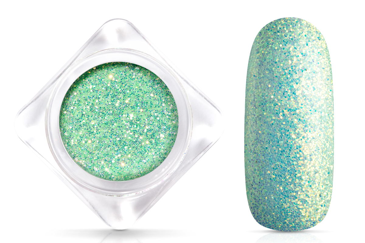 Jolifin Glitterpowder - sugar green