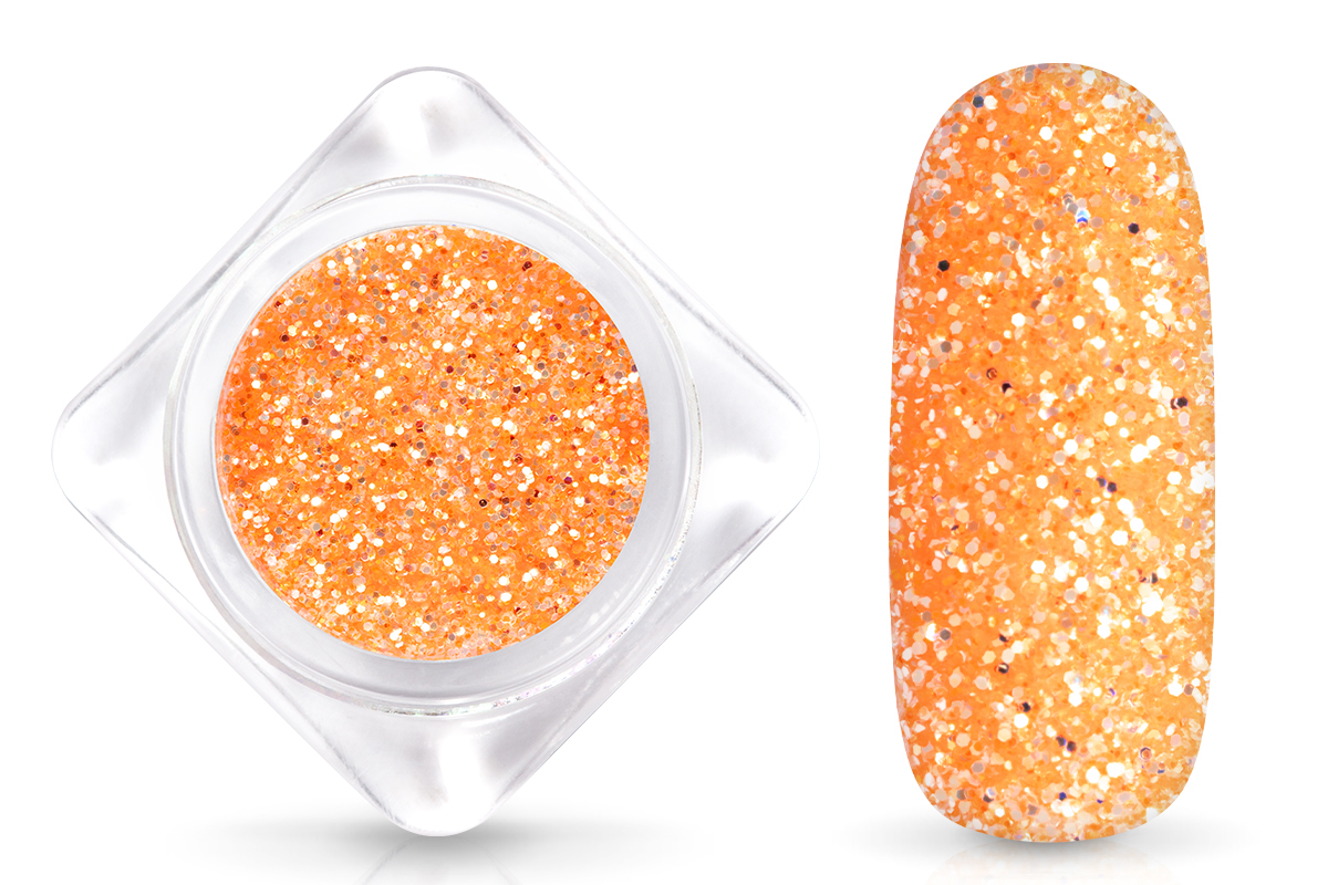 Jolifin Glitter Powder - pastel orange