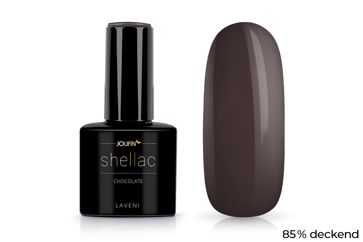 Jolifin LAVENI Shellac - chocolate 10ml