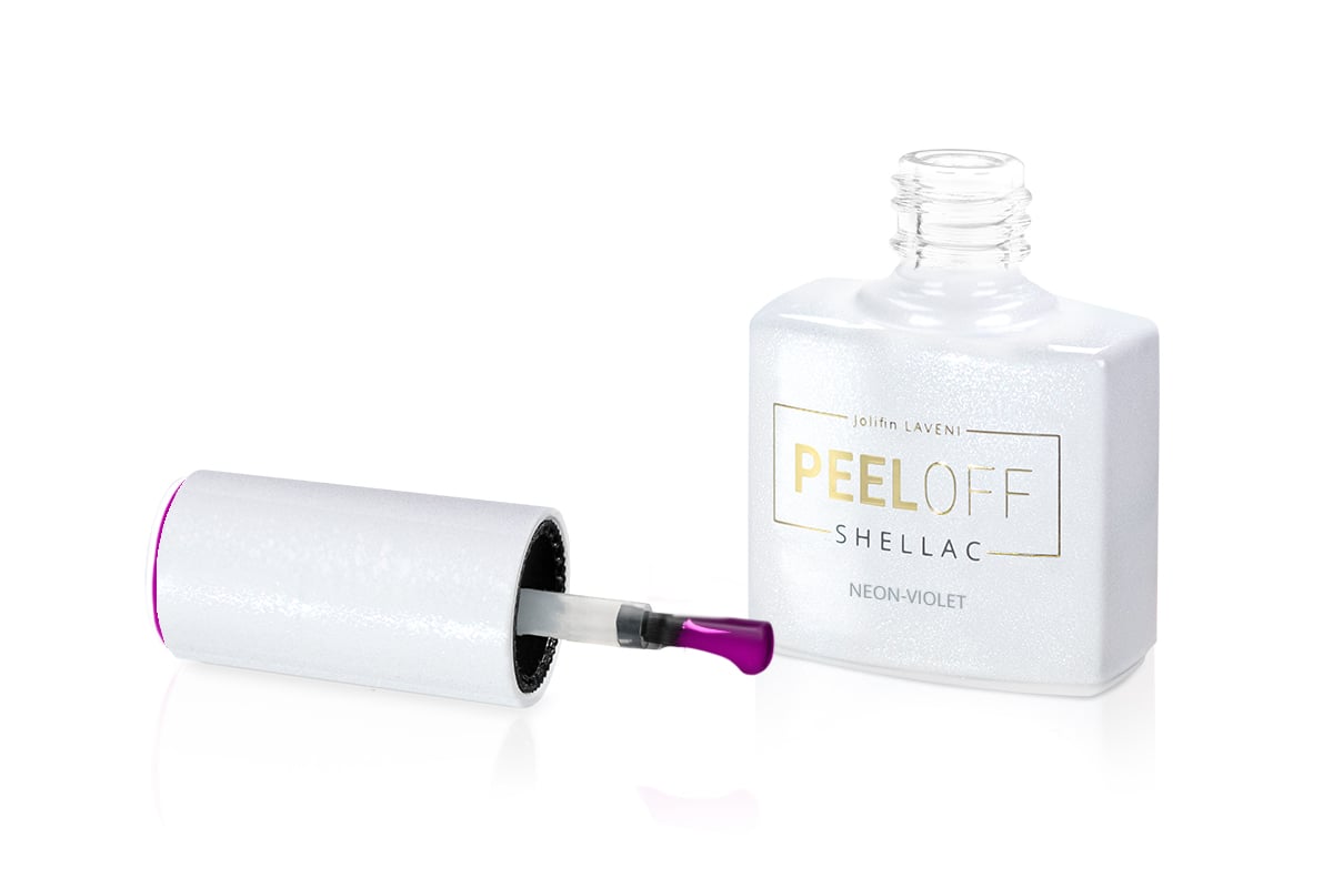 Jolifin LAVENI Shellac PeelOff - neon-violet 10ml