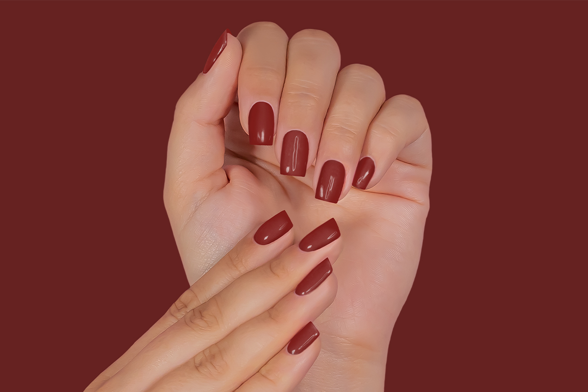 Jolifin LAVENI Shellac PeelOff - dark red 10ml