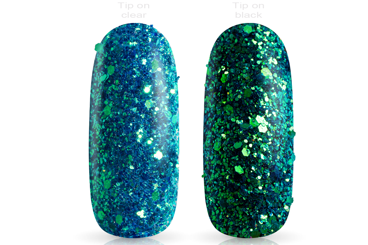 Jolifin LAVENI Glitterpuder - ocean smaragd