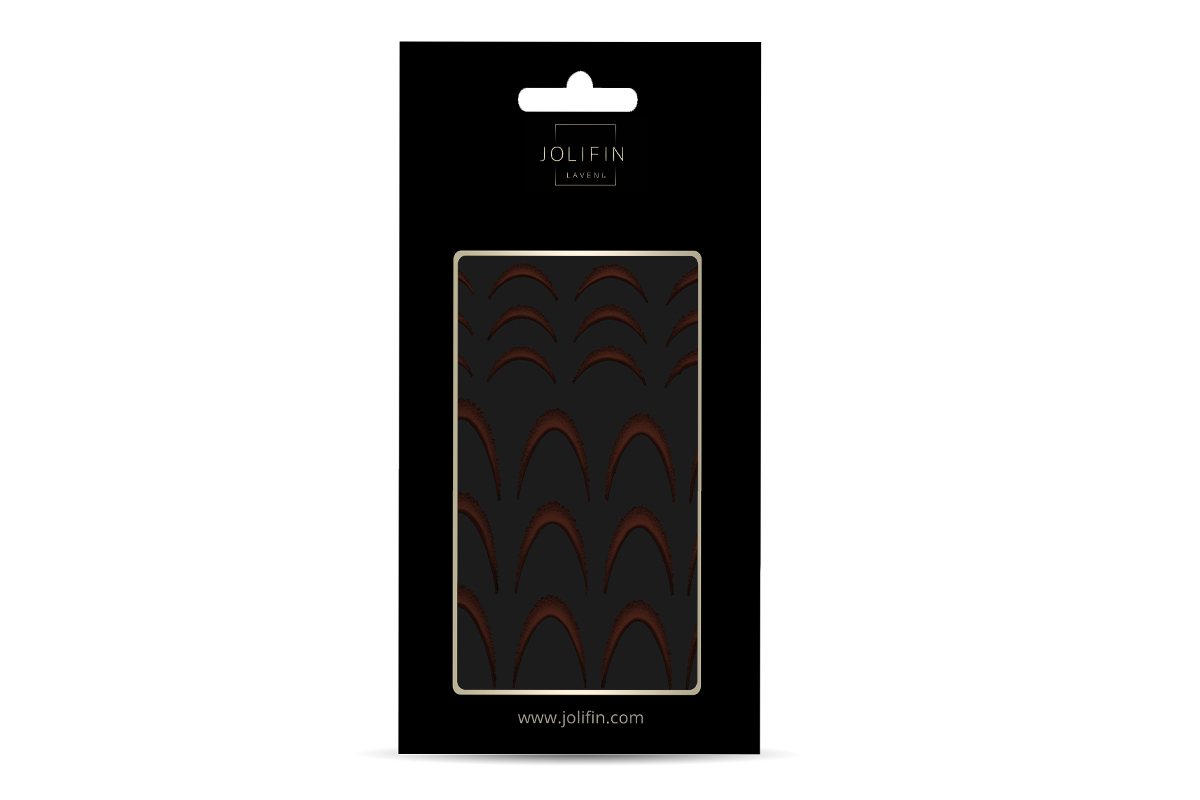 Jolifin LAVENI XL Sticker - Ombre French brown