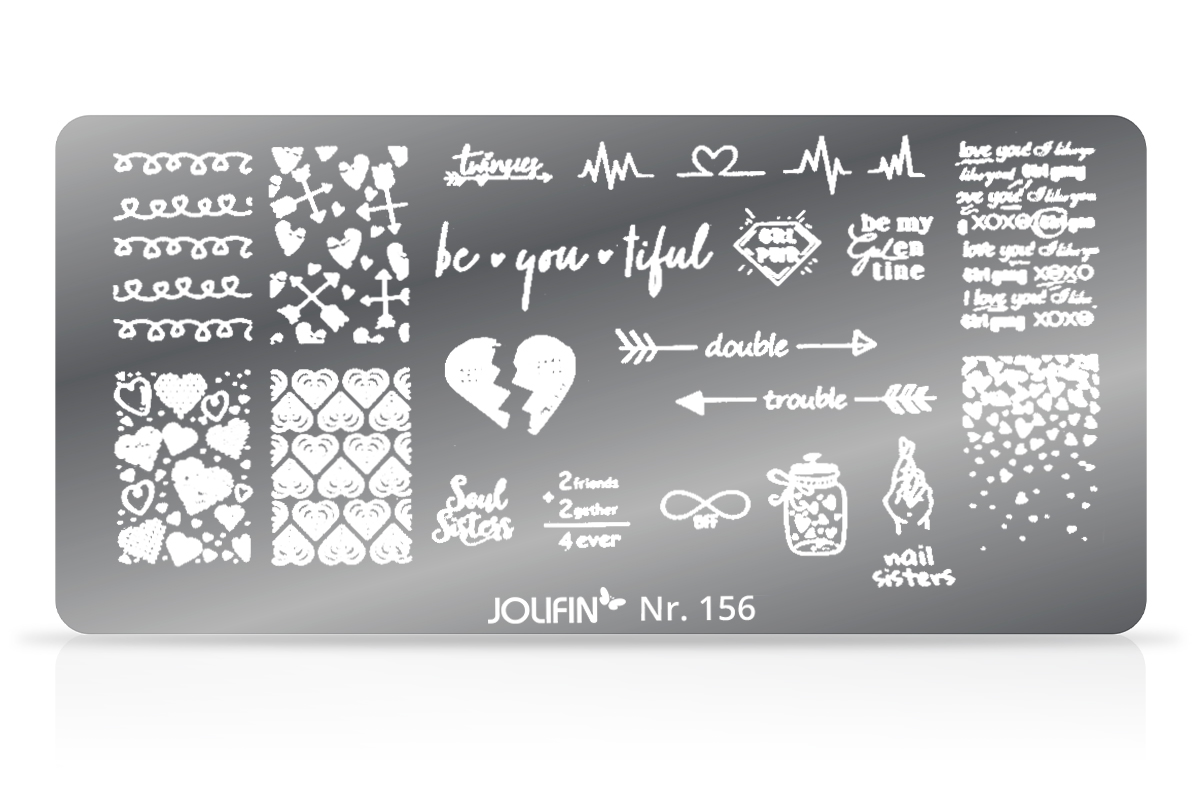 Jolifin Stamping Stencil No. 156