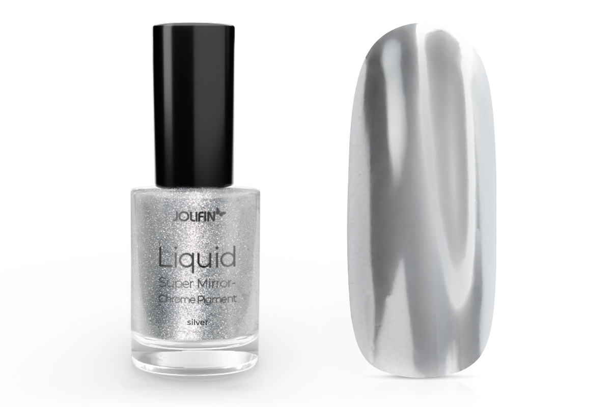 Jolifin Liquid Super Mirror-Chrome Pigment - silver 6ml