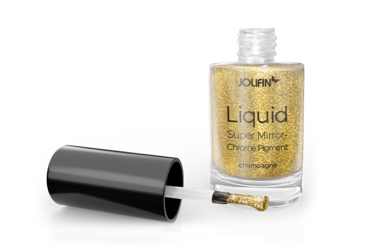 Jolifin Liquid Super Mirror-Chrome Pigment - champagne 6ml