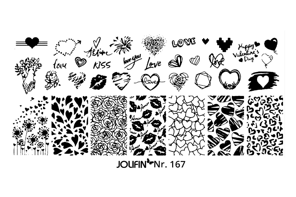 Jolifin Stamping Stencil No. 167