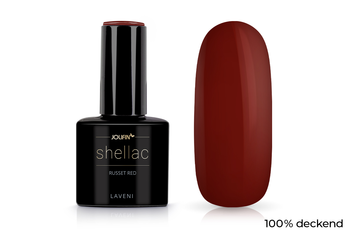 Jolifin LAVENI Shellac - russet red 10ml