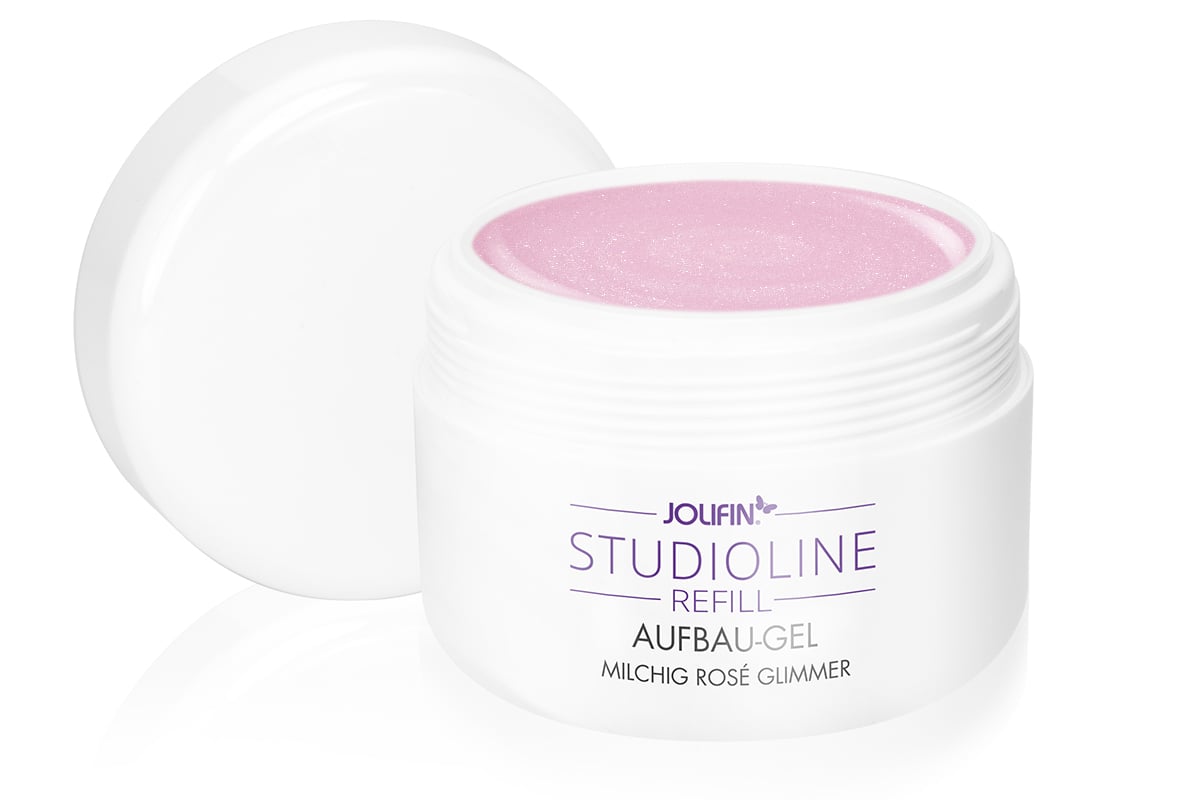 Jolifin Studioline Refill - build-up gel milky rosé mica 250ml