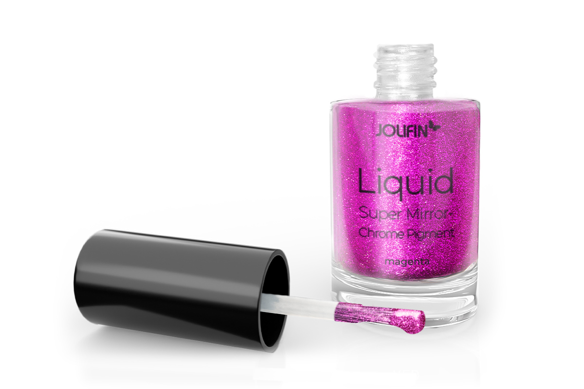 Jolifin Liquid Super Mirror-Chrome Pigment - magenta 6ml