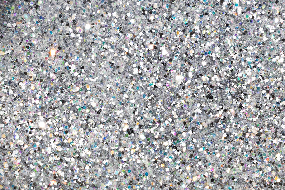 Jolifin LAVENI glitter powder - magic silver fine