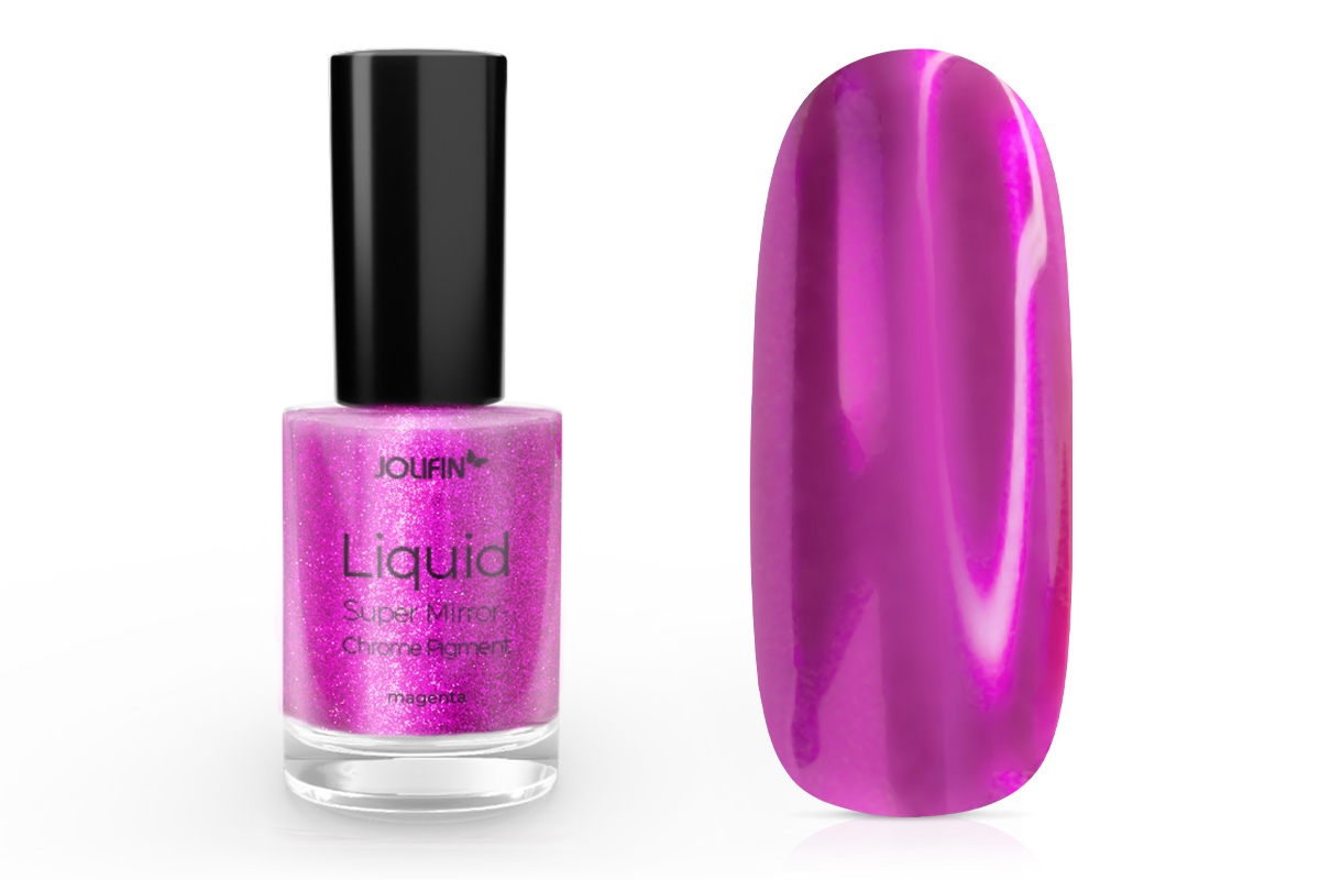 Jolifin Liquid Super Mirror-Chrome Pigment - magenta 6ml