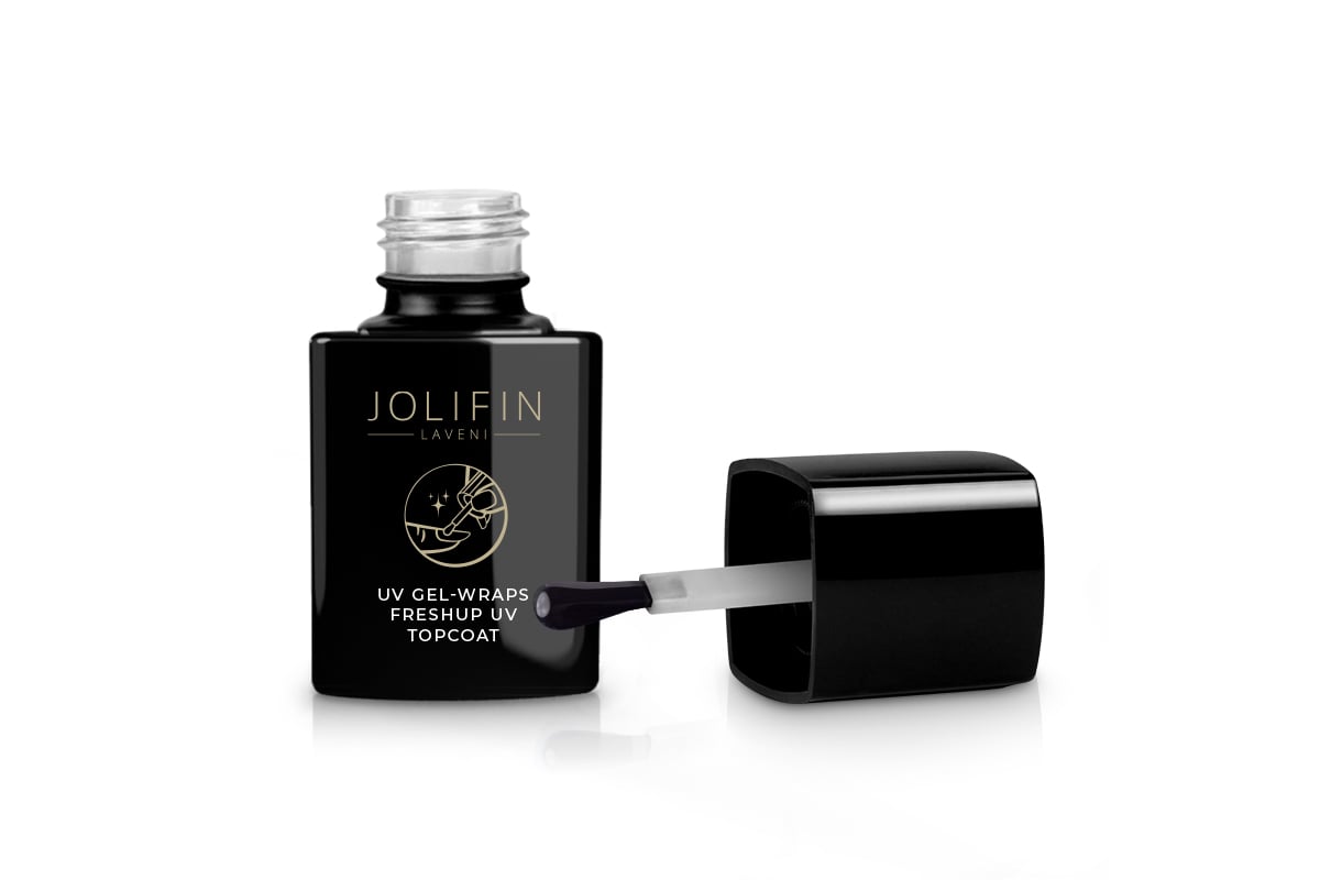 Jolifin LAVENI UV Gel-Wraps - FreshUp UV Top-Coat 11ml  