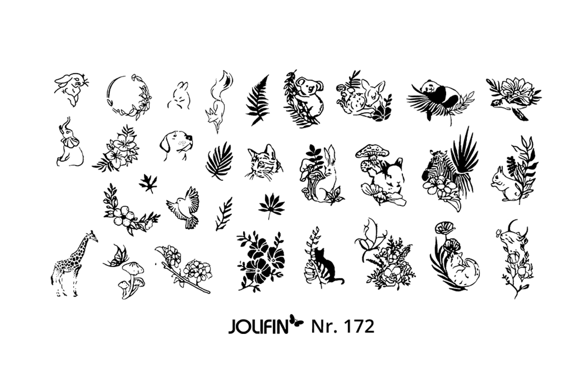 Jolifin Stamping Stencil No. 172