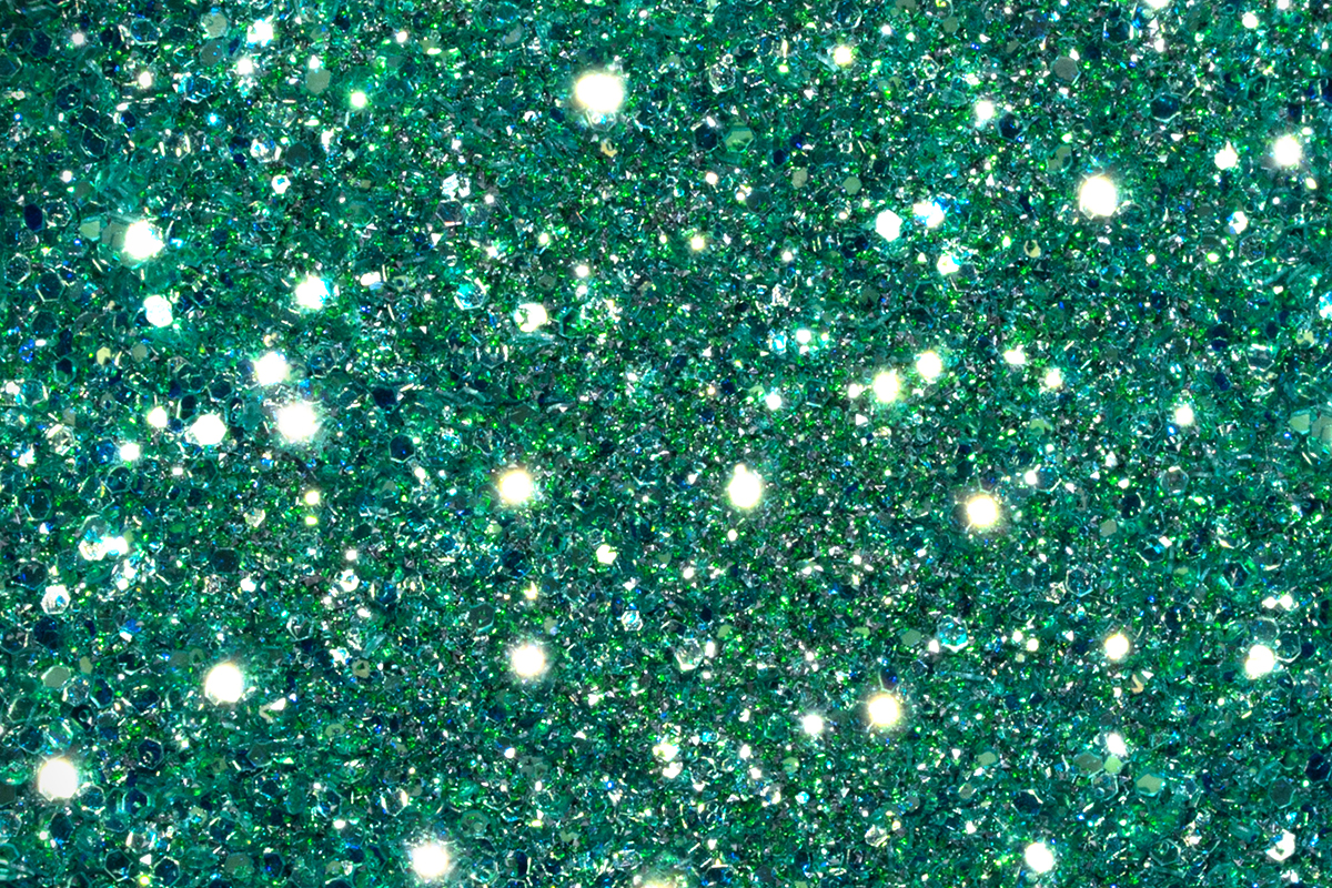 Jolifin LAVENI FlashOn Glitter Powder - golden turquoise