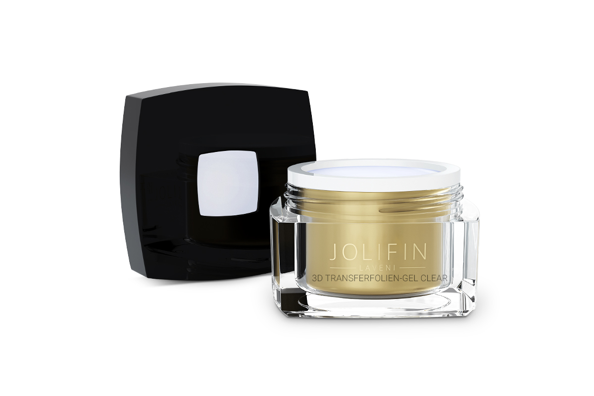 Jolifin LAVENI 3D Transferfolien-Gel - clear 5ml