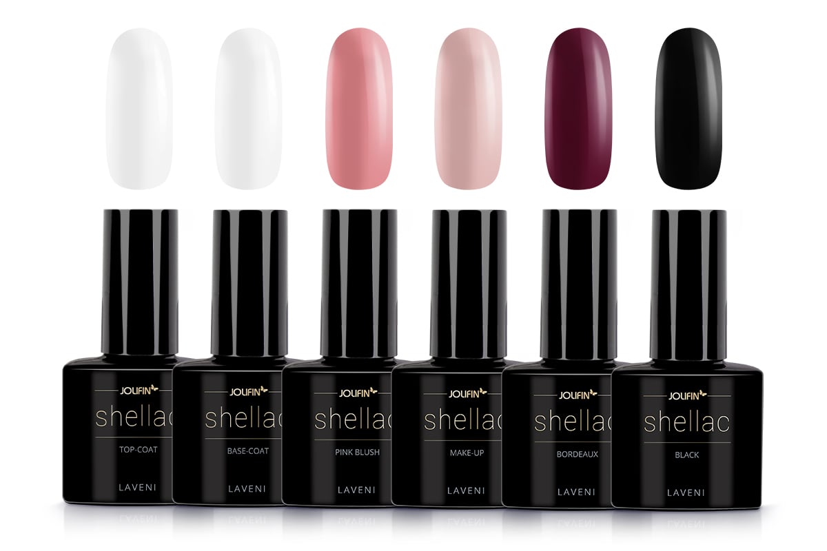 Jolifin LAVENI Shellac Starter Set - M - Mini Device 