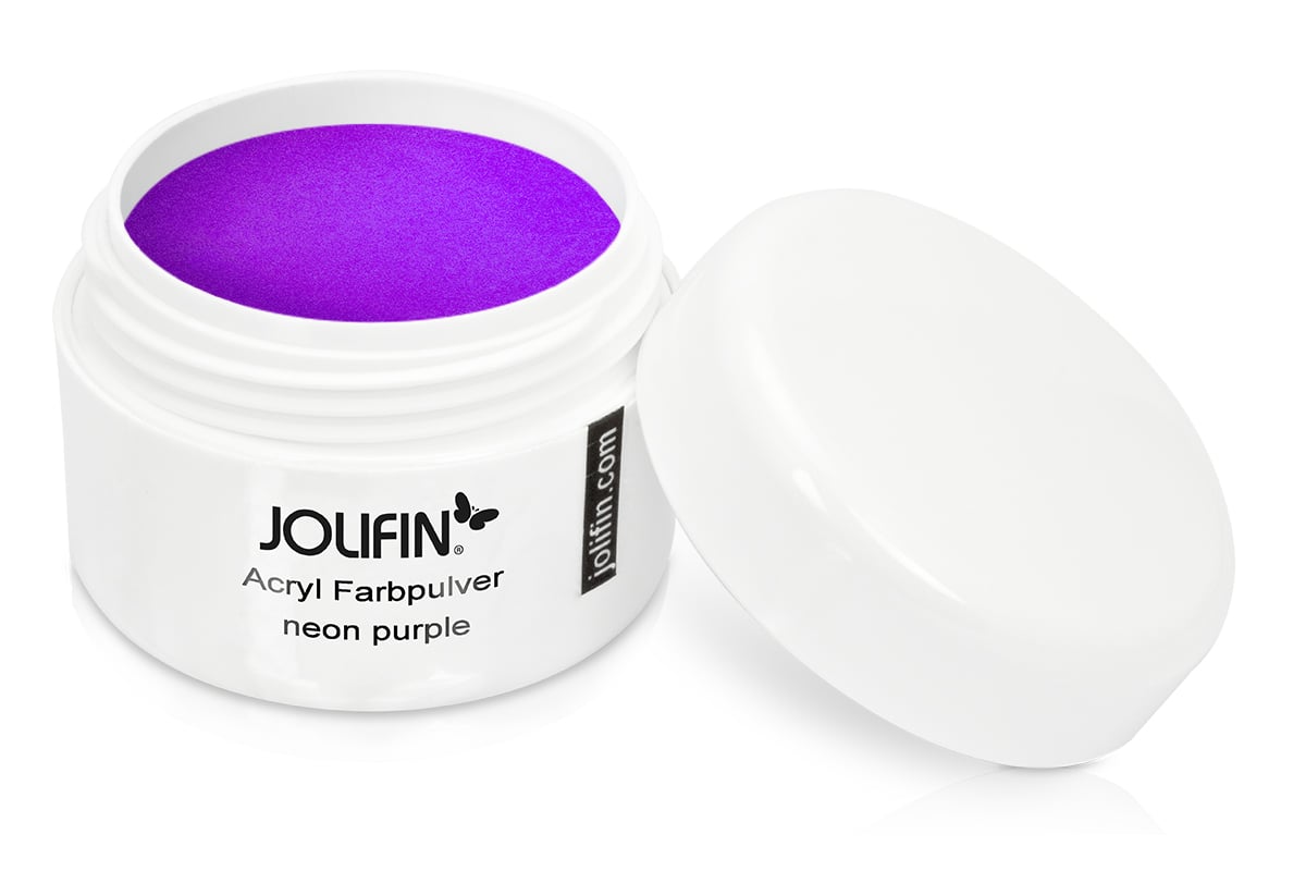 Jolifin acrylic colour powder - neon purple 5g