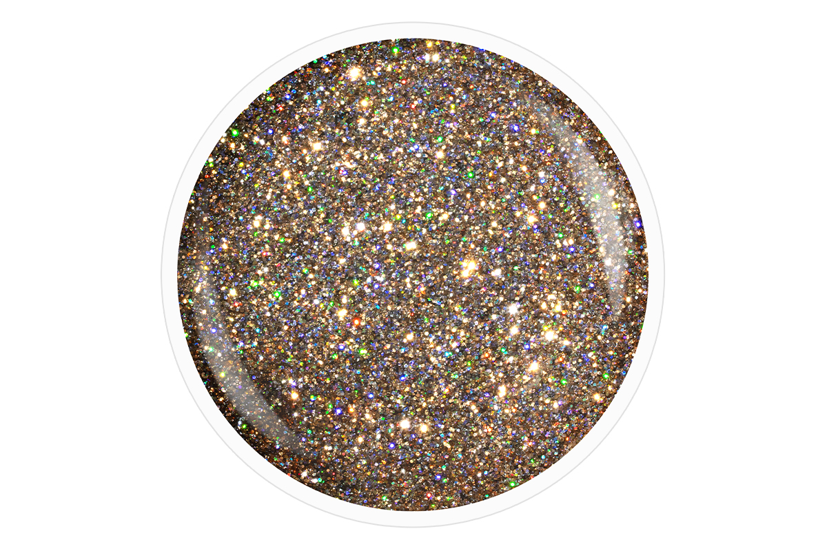 Jolifin LAVENI Shellac - extreme unicorn champagne Glitter 10ml