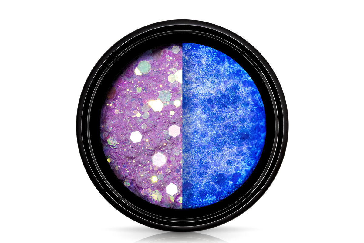 Jolifin LAVENI Solar & Nightshine Glitter - violet-magenta