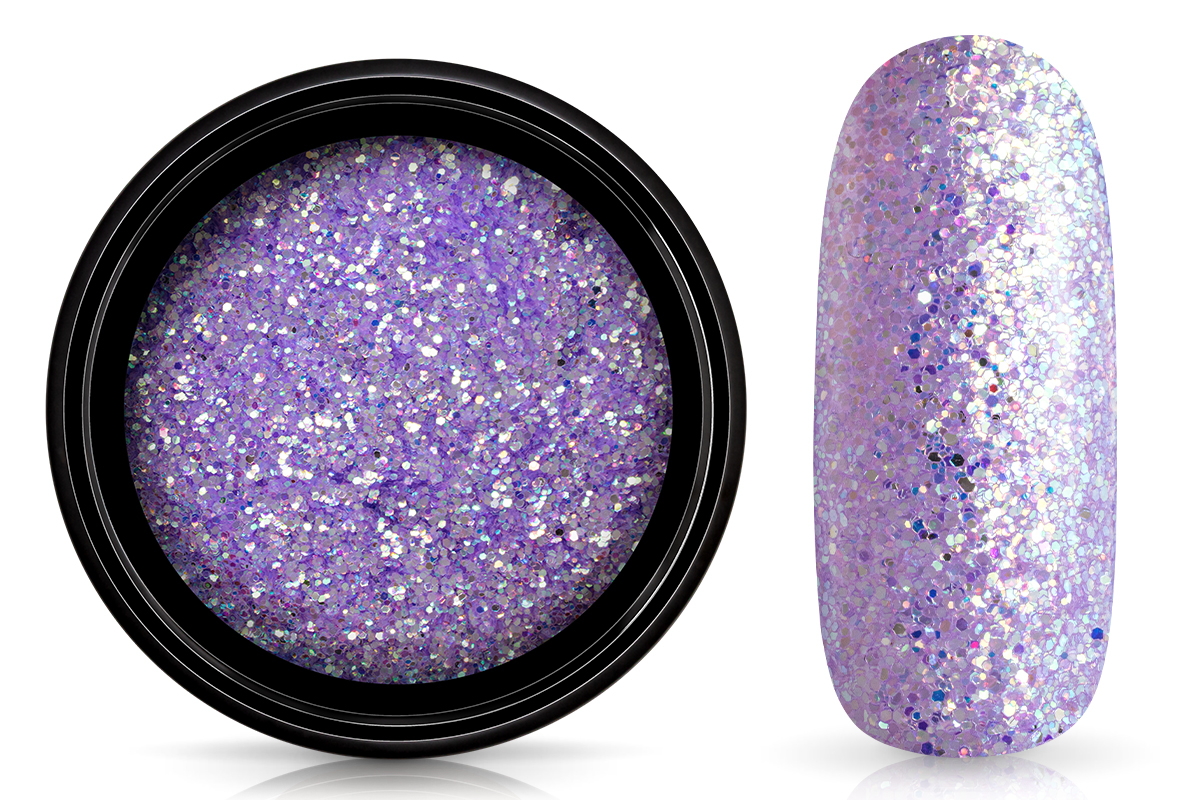 Jolifin Glitterpuder - icy lavender