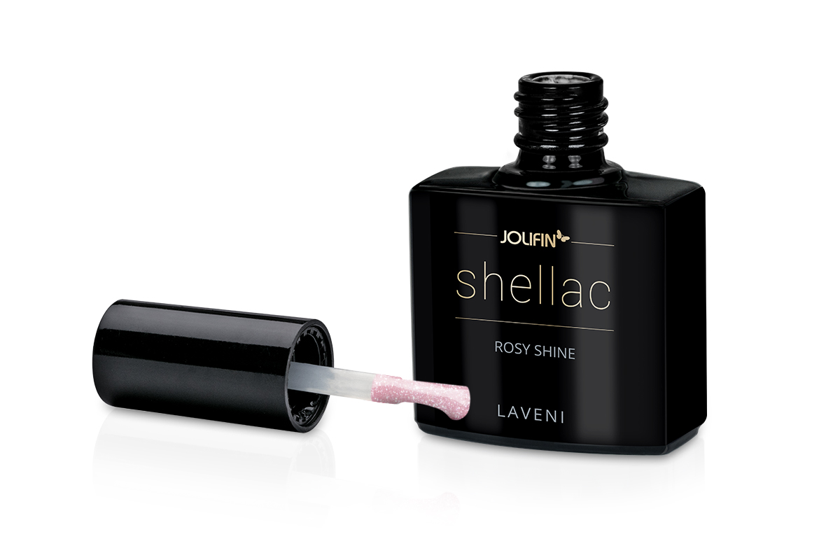 Jolifin LAVENI Shellac - rosy shine 10ml 